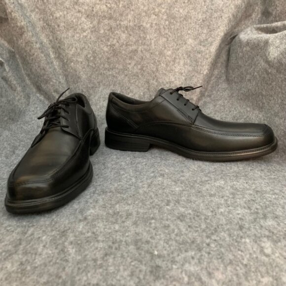 Bostonian Flexlite Men’s Lightweight Shock Absorbing Leather Black Lace Up Shoes - Picture 4 of 11